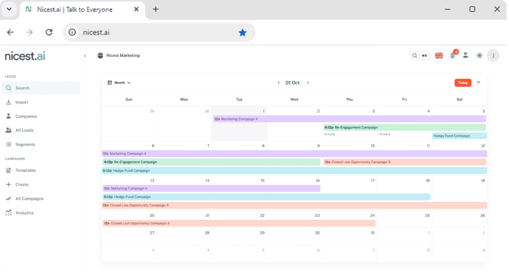 Sales automation dashboard